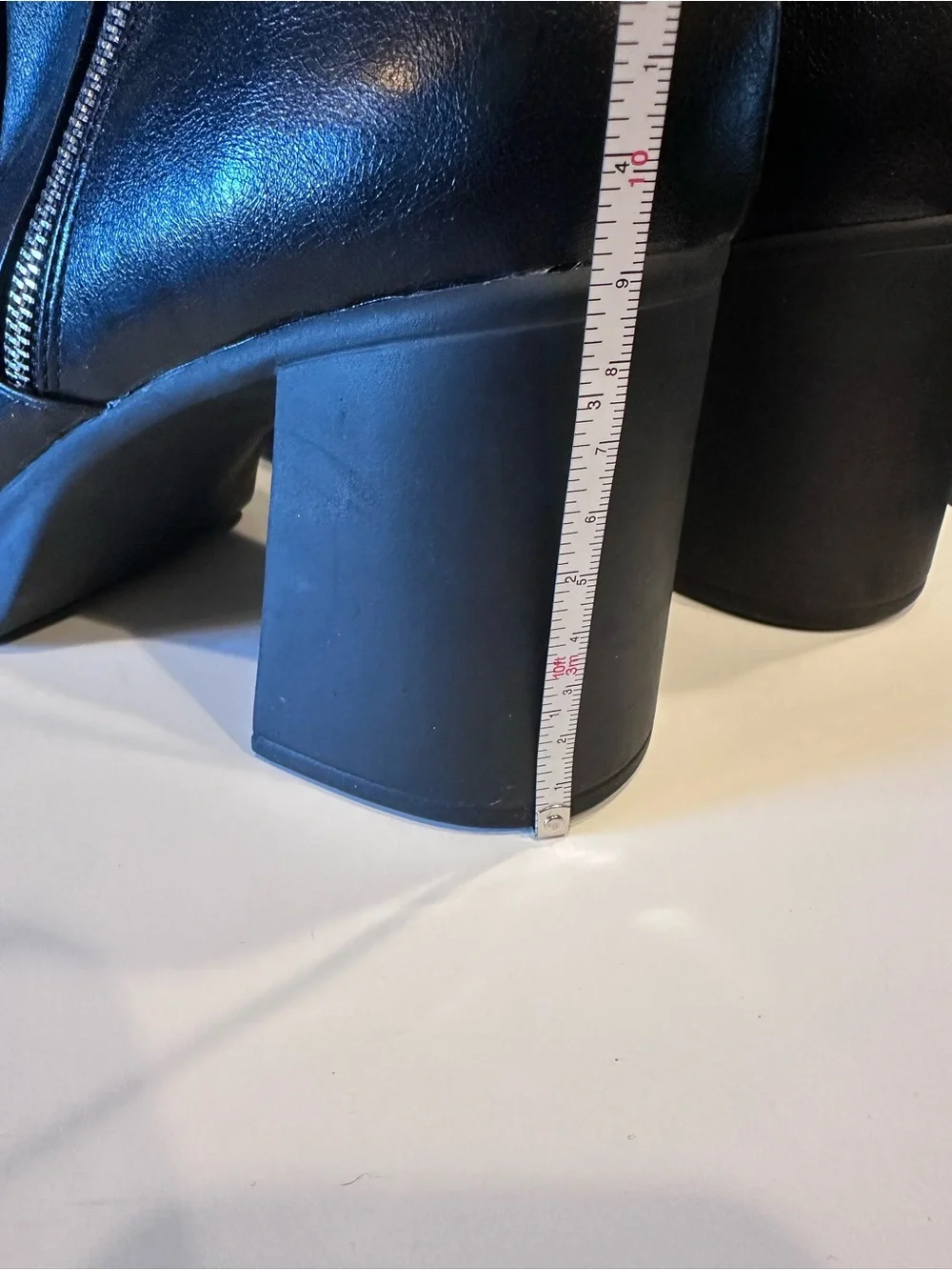 Steve Madden Black Platform Zip Ankle Boots - Women